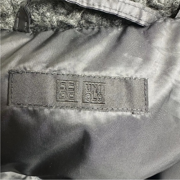 Uniqlo Down Filled Oversize Parka Coat Black Hooded Warm Winter Women’s Size 4 - Picture 10 of 15